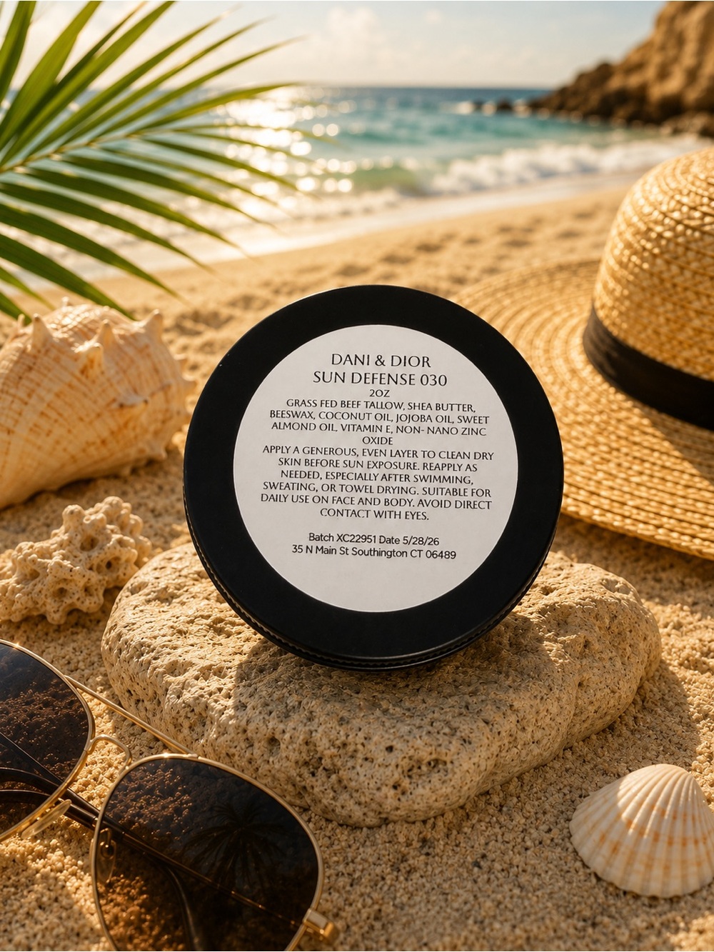 Sun Defense 030 - All Natural Mineral Daily Protection Cream 2oz